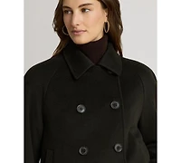 Lauren Ralph Women's Short Double Breasted Wool Coat