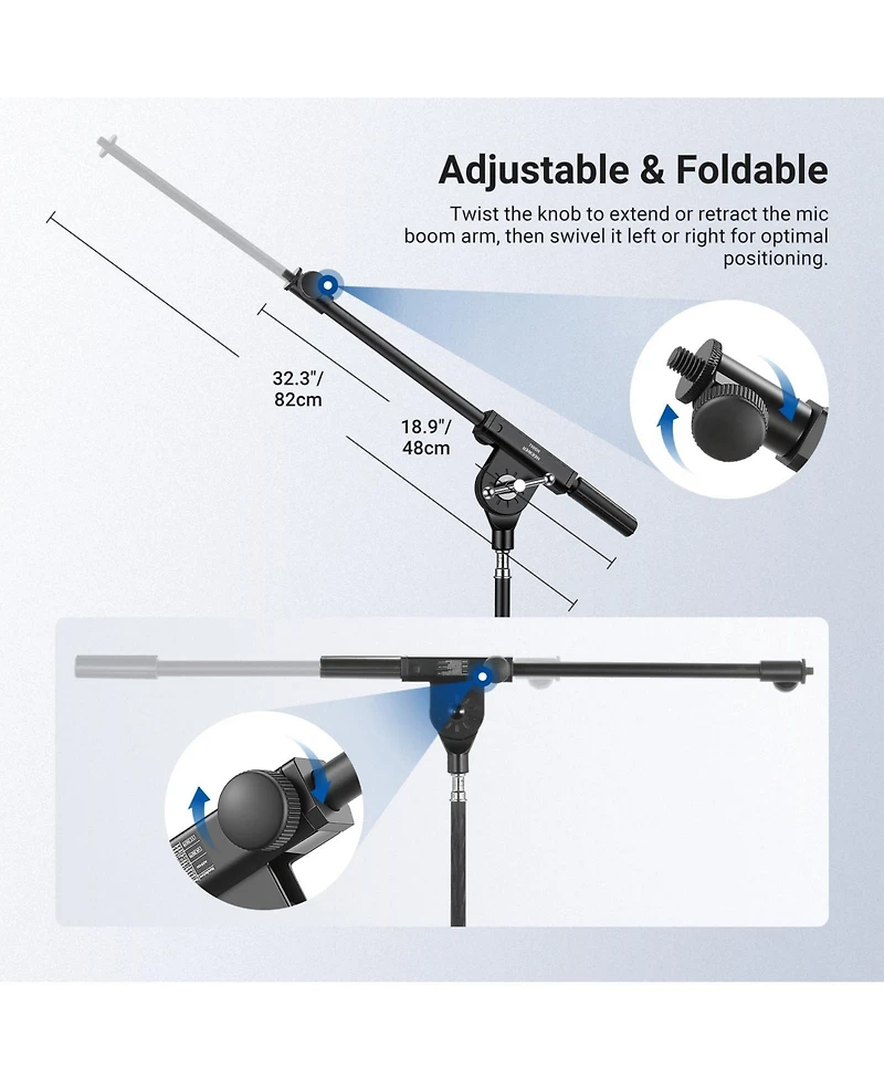 Neewer MS041 Photography Light Stand with 3.3 lb