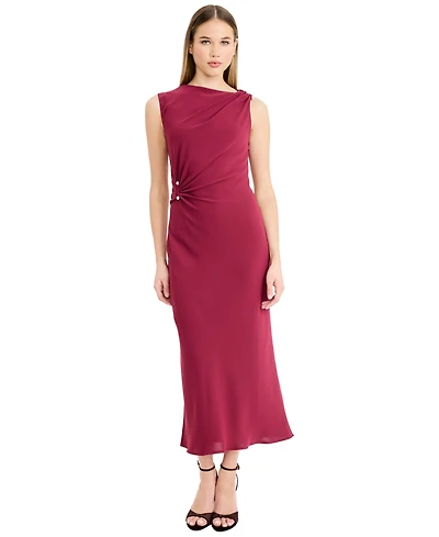 Donna Morgan Women's Sleeveless Midi Dress