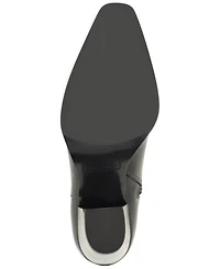 Calvin Klein Women's Hartford Leather Square Toe Dress Booties