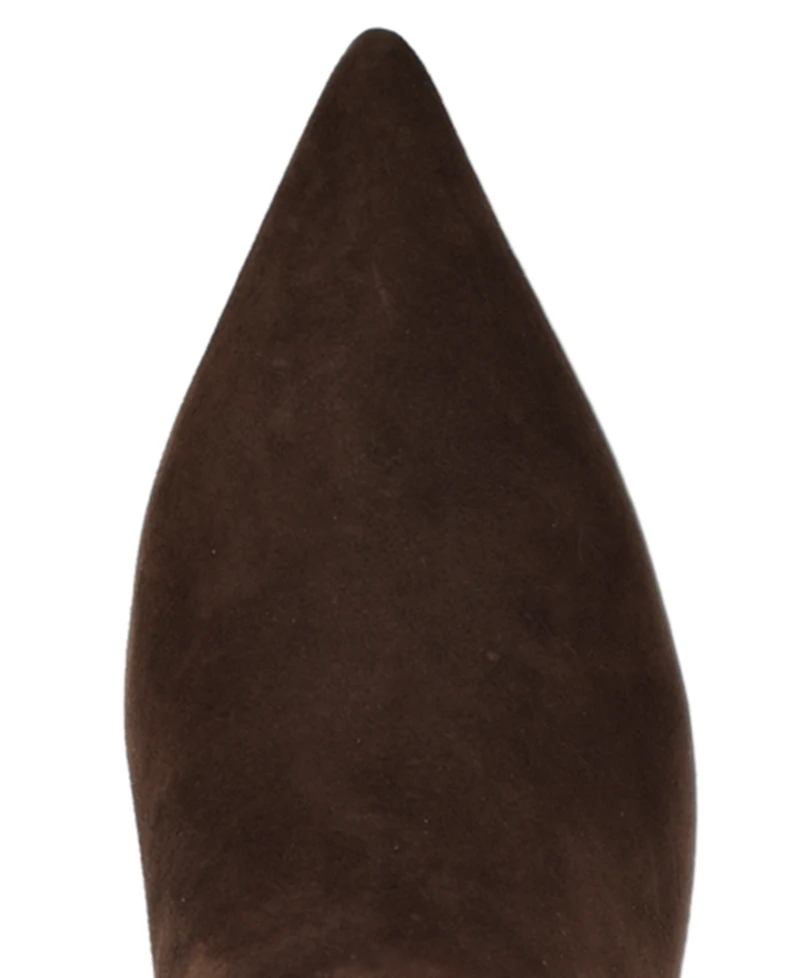 Calvin Klein Women's Serray Tall Suede Pointed Toe Boots
