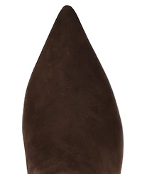 Calvin Klein Women's Serray Tall Suede Pointed Toe Boots