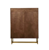Augusta Home Trilken Bar Cabinet with Wine Storage
