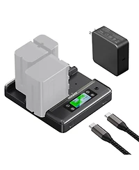 Neewer Nw-F4R Camera Battery and Charging Accessory with Usb C for select Sony Np-f-series devices