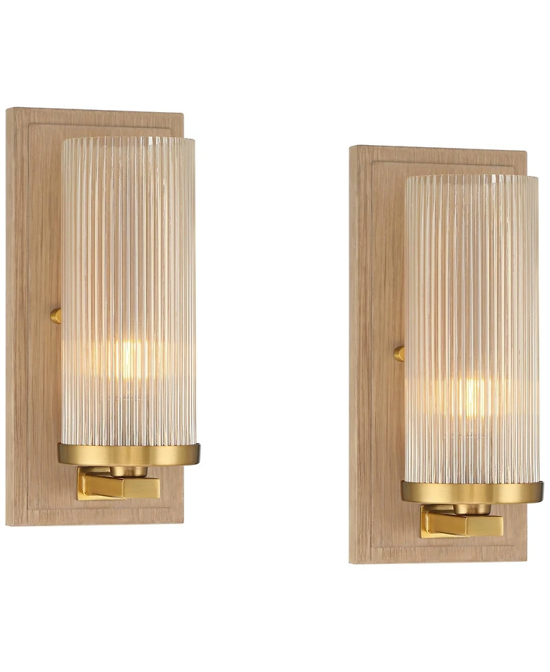 Stiffel Palais 12 1/2" High Wall Sconce Set of 2