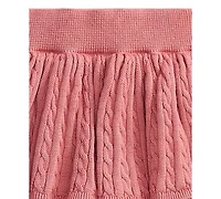 Polo Ralph Lauren Girls' 2T-6X Mini-Cable Tiered Cotton Skirt