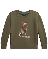 Polo Ralph Lauren Girls' 2T-6X Bear Long-Sleeve Sweatshirt