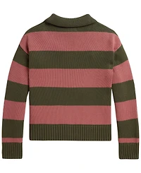 Polo Ralph Lauren Girls' 7-16 Striped Long-Sleeve Sweater