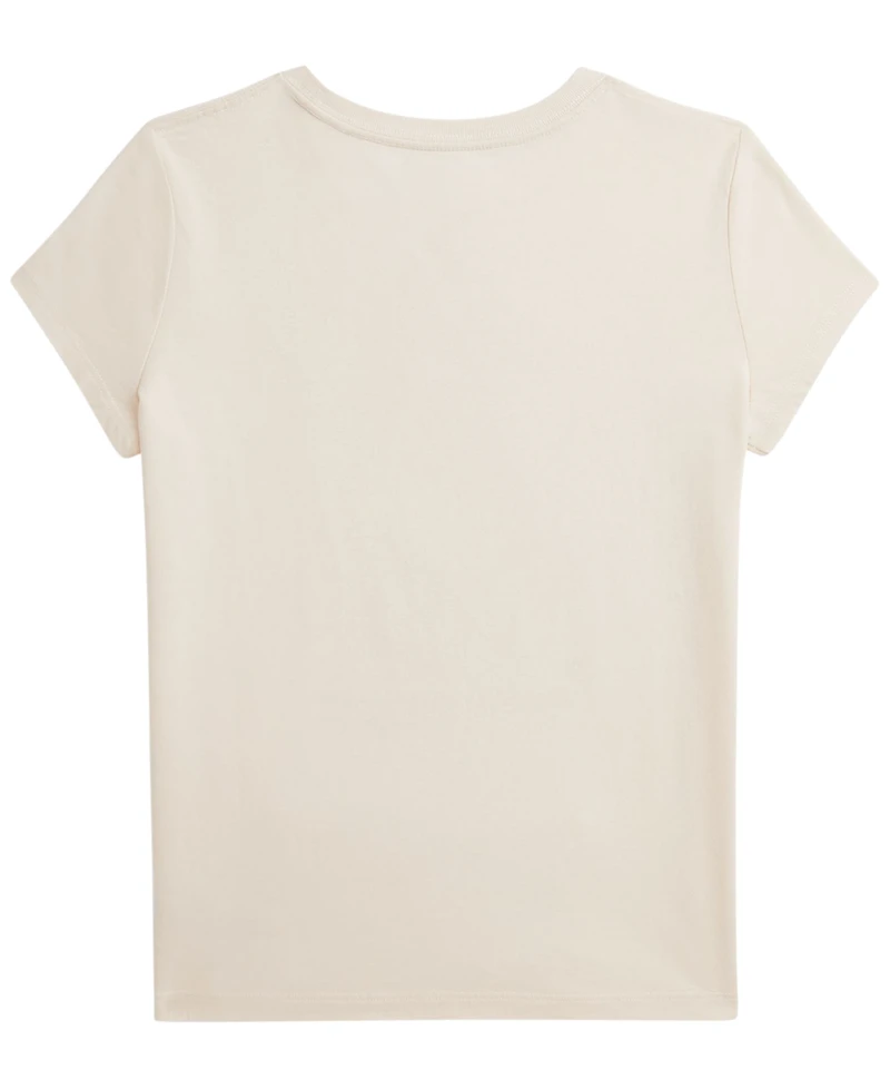 Polo Ralph Lauren Girls' 7-16 Bear Short-Sleeve T-Shirt