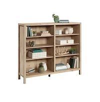 Sauder Pacific View Bookcase, Prime Oak finish