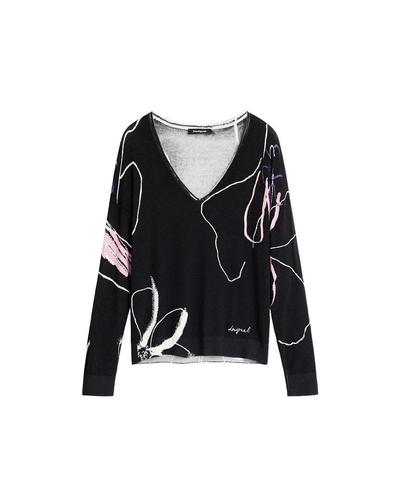 Desigual Women's Thin printed sweater
