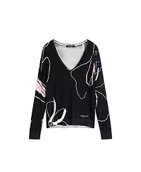 Desigual Women's Thin printed sweater