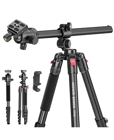 Neewer TP66 Camera Tripod with 22lb, 10kg for select iPhone models