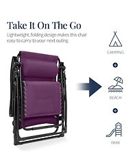 Best Choice Products Oversized Padded Zero Gravity Chair
