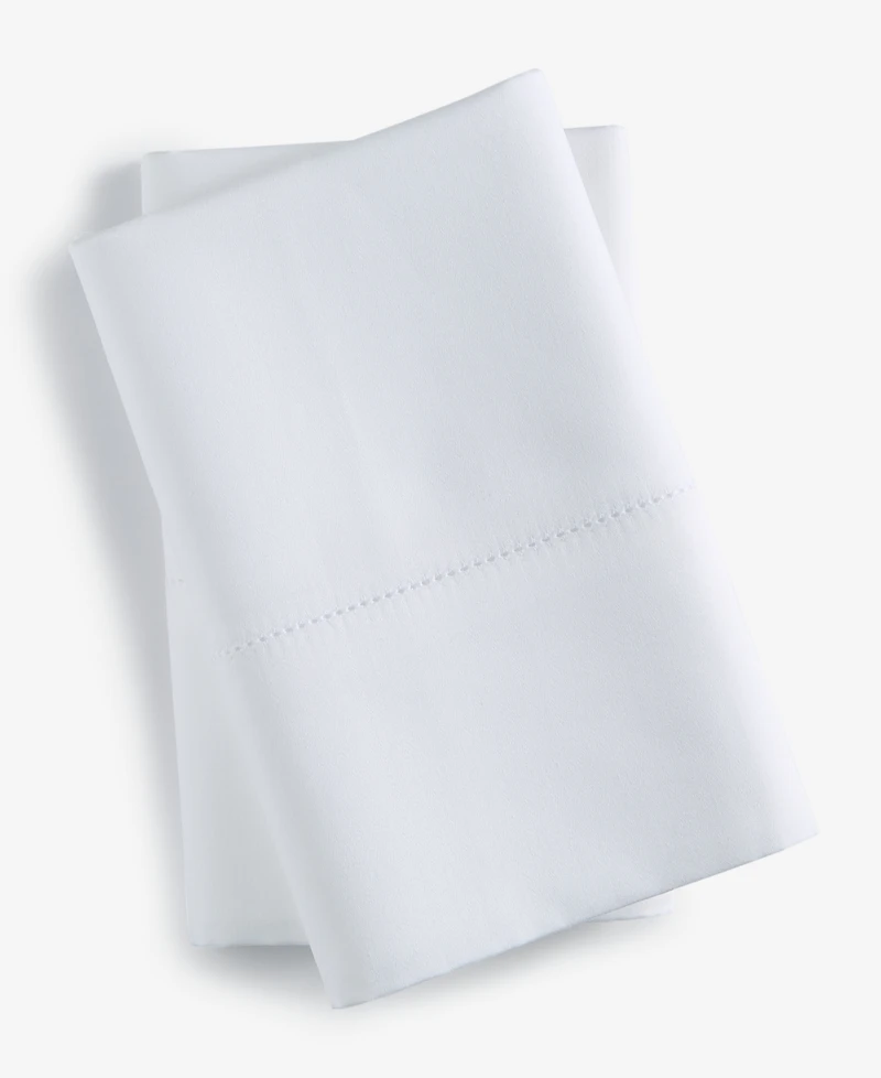 Charter Club Solid 550 Thread Count 100% Cotton Pillowcase Pair, King, Exclusively at Macy's