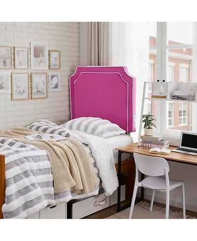 DormCo Tavira Allure Right Side Outlet Headboard - Corded Raised