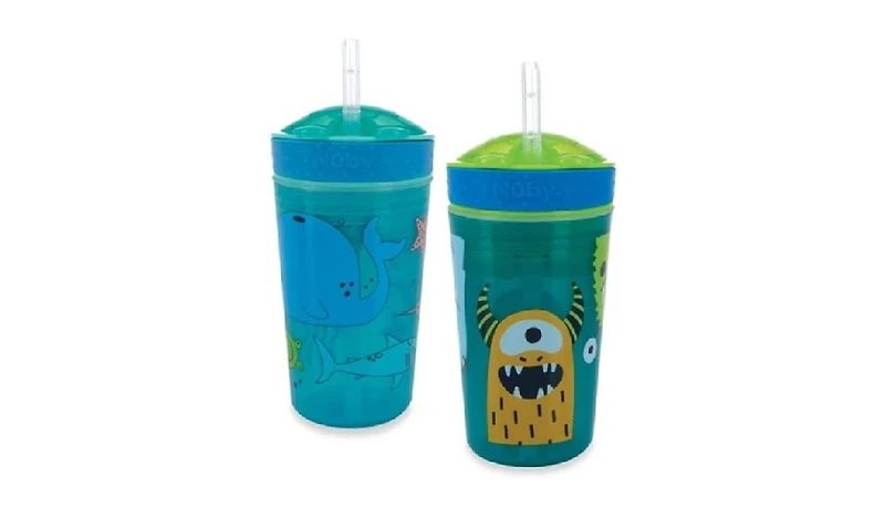Nuby Snack N' Sip 2 in 1 Snack and Drink Cup
