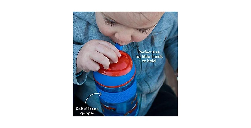 Nuby Thirsty Kids on The Go Water Bottle with Easy Grip
