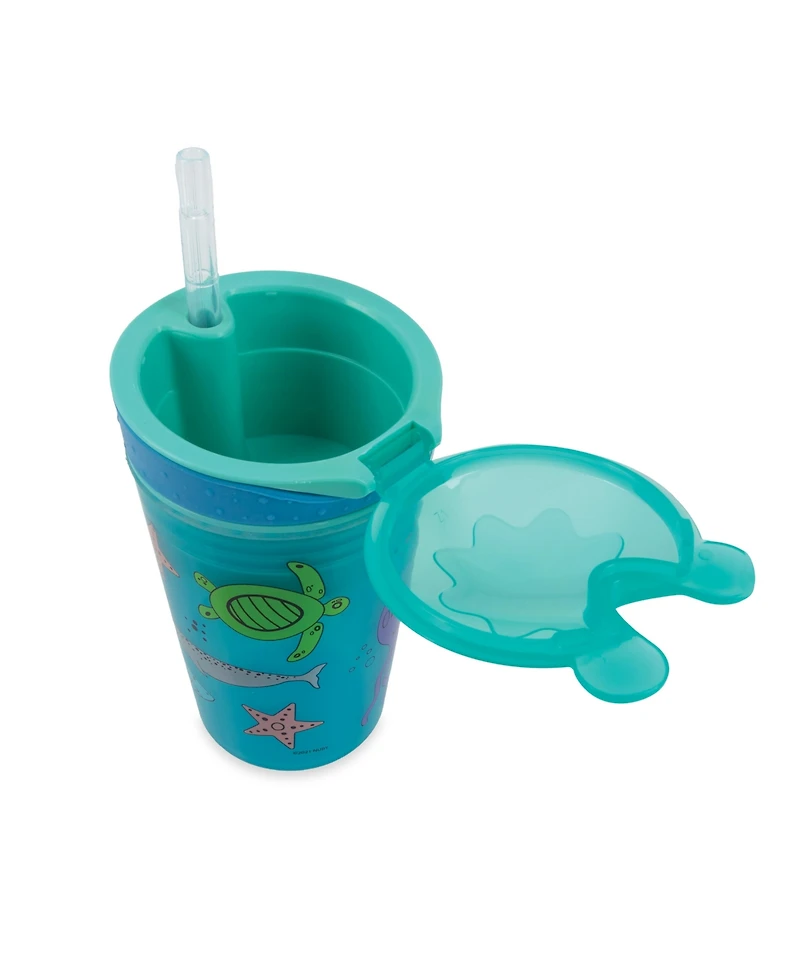 Nuby Snack N' Sip 2 in 1 Snack and Drink Cup