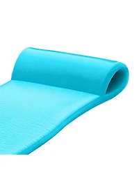Trc Recreation Sunsation 1.75" Thick Foam Lounger Raft Pool Float, 2 Pack, Teal