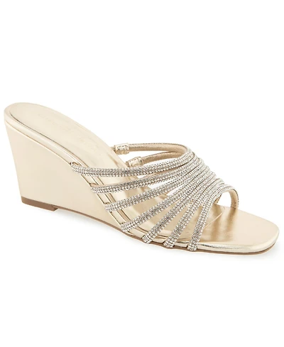 Christian Siriano Women's Lenix Wedge Evening Sandal