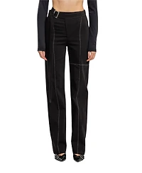 Pcfg Women's Free Heaven Stitch Detail Cotton-Blend Pants