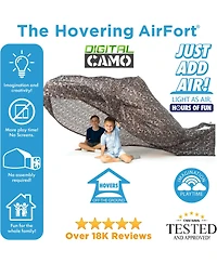 AirFort Air Fort Digital Camo Children's Indoor Play Tent with Easy Storage