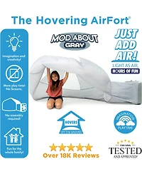 AirFort Mod About Gray Children's Indoor Play Tent with Easy Storage