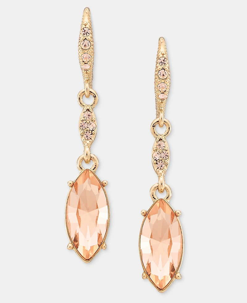 Givenchy Crystal Double Drop Earrings