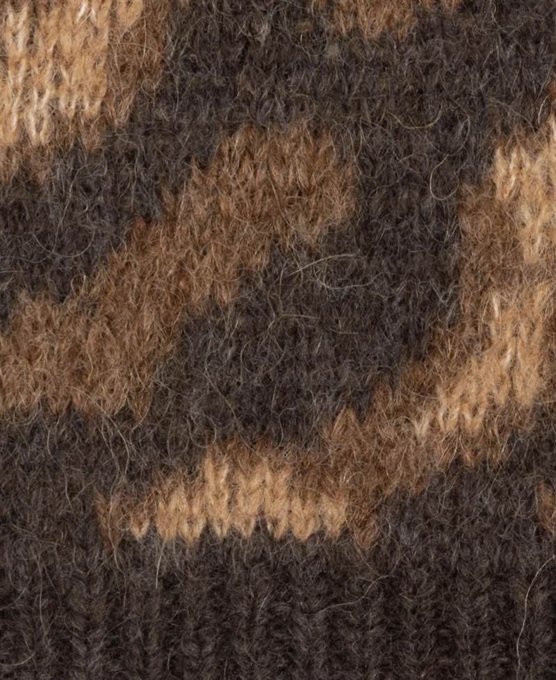 Lauren Ralph Lauren Ocelot Pattern Knit Beanie