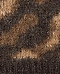 Lauren Ralph Lauren Ocelot Pattern Knit Beanie