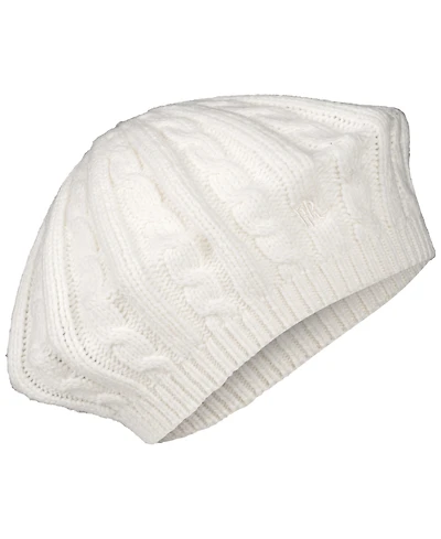 Lauren Ralph Lauren Core Cable Knit Beret Hat