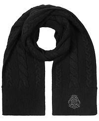 Lauren Ralph Direct Embroidery Cable Scarf