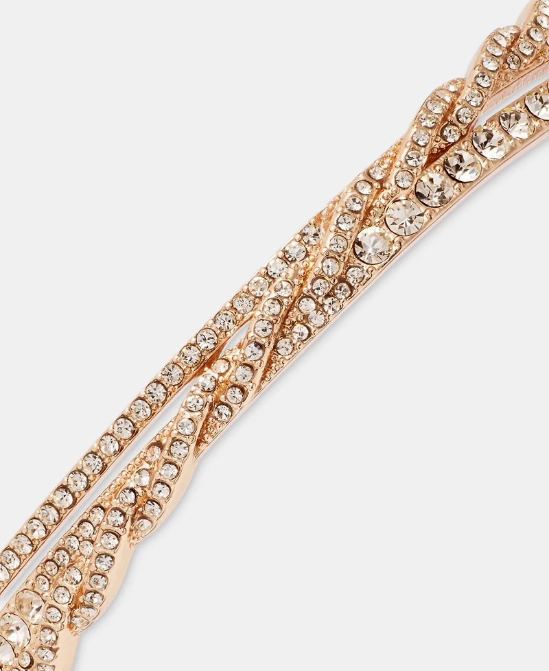 Givenchy Pave Twist Bangle Bracelet