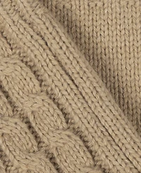 Lauren Ralph Core Cable Knit Pop Top Gloves