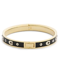 Coach Faux-Stone Signature C Enamel Bangle Bracelet