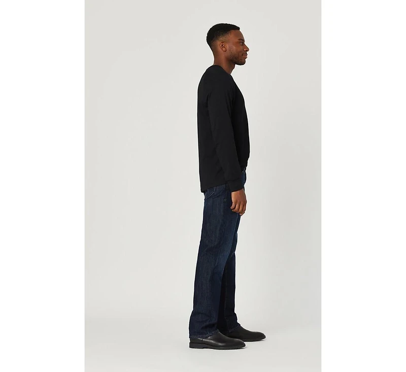Mavi Jeans Men's Matt Relaxed Straight Leg Dark Stanford
