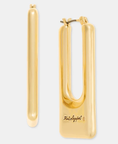 Karl Lagerfeld Paris Square Hoop Earrings