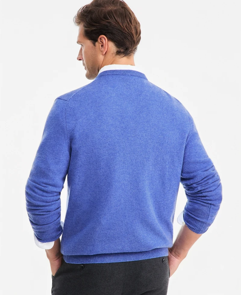 Club Room Men's 100% Cashmere V-Neck Sweater, Macy's Exclusive