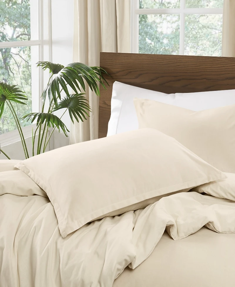 Brooklyn Loom Matte Cotton Velvet -Piece Comforter Set