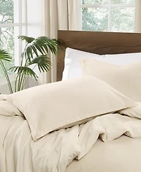 Brooklyn Loom Matte Cotton Velvet 3-Piece Duvet Cover Set, King