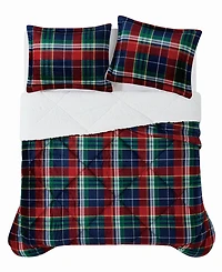 Truly Soft Cuddle Warmth Ivan Plaid 3-Piece Comforter Set