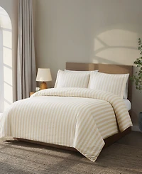 Brooklyn Loom Levi Stripe 3-Piece Duvet Cover Set