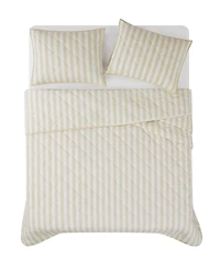 Brooklyn Loom Levi Stripe 3-Piece Quilt Set