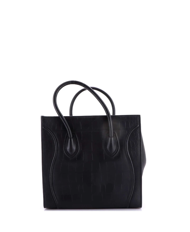 Pre-Owned Celine Medium Phantom Bag Embossed Leather