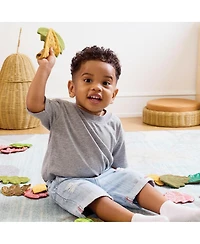 Kaplan Early Learning Sensory Leaves - 30 Pieces