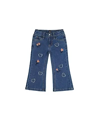 Deux par Deux Baby Unisex (0-24)months French Terry Denim Evolutive Pants Denim