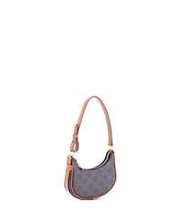 Pre-Owned Celine Mini Ava Bag Triomphe Coated Canvas