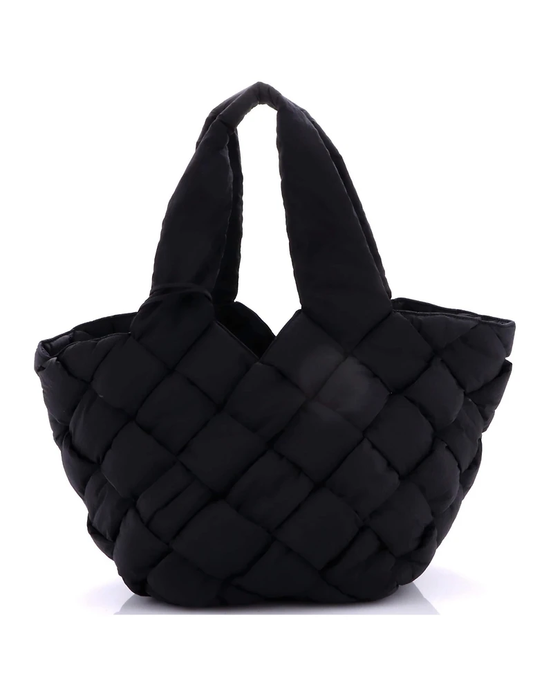 Pre-Owned Bottega Veneta Cassette Paper Tote Intrecciato Nylon