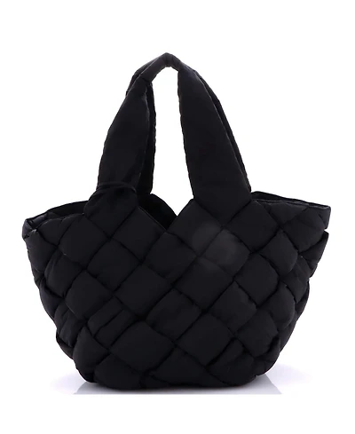 Pre-Owned Bottega Veneta Cassette Paper Tote Intrecciato Nylon
